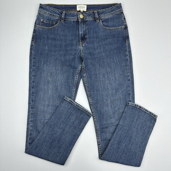 Sézane Denim Women’s Blue Straight Leg Designer Jean W31/L30.5 - Picture 1 of 12